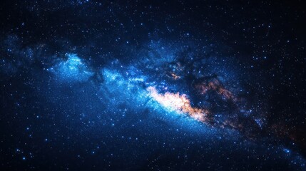 Fototapeta premium Celestial River: A breathtaking view of the Milky Way Galaxy