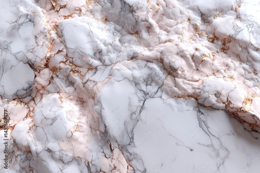 Poster elegant white marble texture with golden veins creating a luxurious and sophisticated surface, perfe