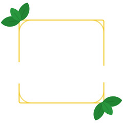 Square Floral Frame Icon