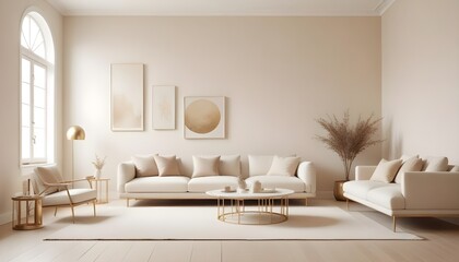 Photo interior modern design room 3d illustration
