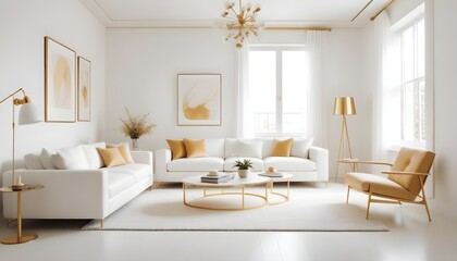 Fototapeta premium Photo interior modern design room 3d illustration