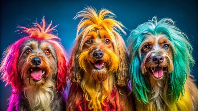 Funny Ugly Hairy Dogs Posing: Hilarious Pet Portraits