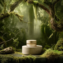 forest background Generative AI