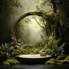 forest background Generative AI