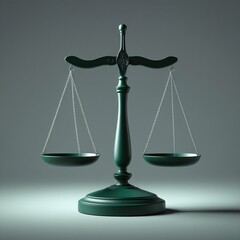 scales of justice isolated