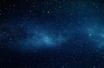 Obraz premium A night sky filled with stars and galaxies in the outer space of the universe