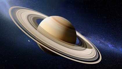 saturn planet in space