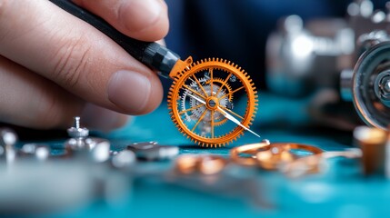 Watch mechanism details