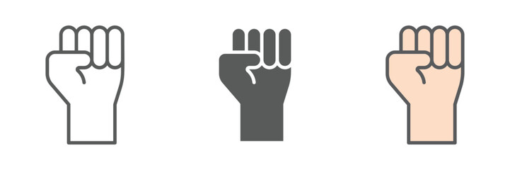 Commitment Icons Set – Vector Illustrations in Multiple Styles