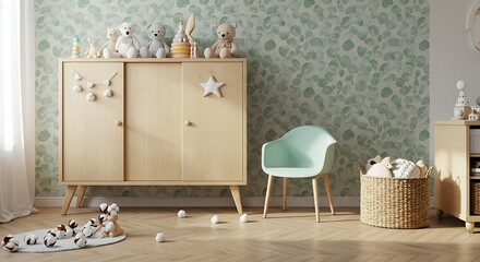 Nursery with Furniture and Decorations