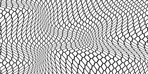 Curved net pattern. Seamless design for sportswear or equipment like soccer goals, volleyball nets, basketball hoops, hockey nets modern
