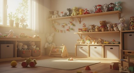 Playroom with Toys