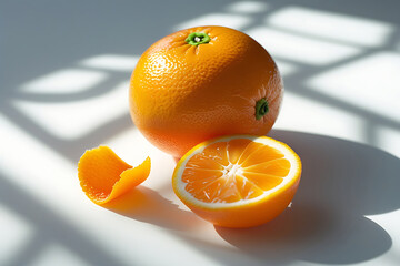 Clementine Image with White Background