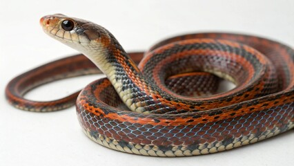 Obraz premium Beauty rat snake on studio background 