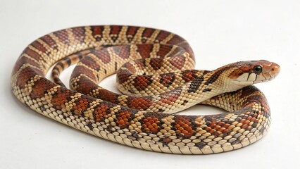 Obraz premium Beauty rat snake on studio background 