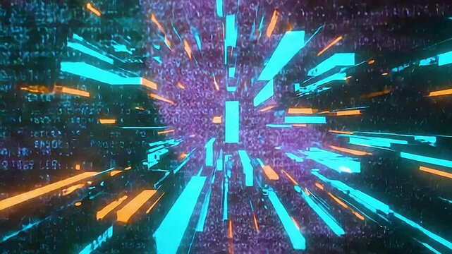 Datamosh portrait glitch: progressive pixel sorting errors distort face, digital tears reveal scrolling hex dumps, assembly language code overlays flash, jittery frame skips, analog TV noise effect