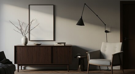 Modern Interior with Furniture Decor