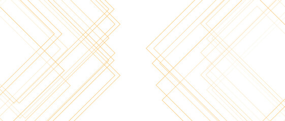 Abstract Elegant modern gold line with luxury geometric square shape. Angular diamond and square shapes lines with soft gradient. Futuristic geometric shape with realistic lines. 