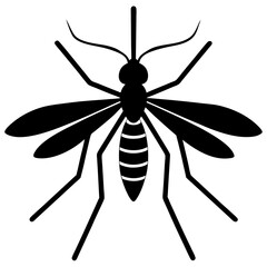 Animal Mosquito silhouette vector illustrator 