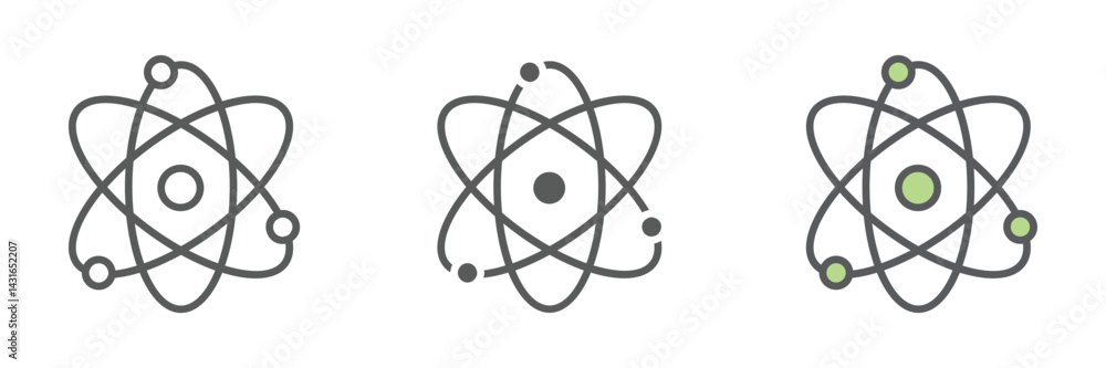 Poster knowledge icons set – vector illustrations in multiple styles