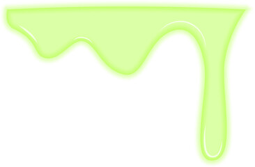 Poisonous green liquid dripping steadily, resembling a radioactive or hazardous toxic fluid.