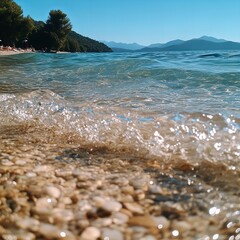 a view of the sea Generative AI