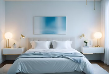 Photo interior modern design room 3d illustration