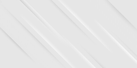 Obraz premium Abstract white background with smooth and clean stripe texture background with soft gradient color and dynamic shadow on background. Facebook cover, social media header, web banner. vector illustrate.