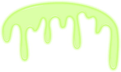 Thick and slow-moving toxic liquid forming a sludge-like mass.