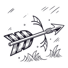 Hand drawn arrow illustration collection
