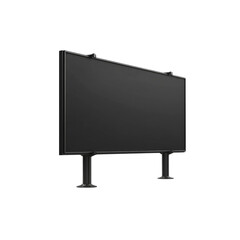 Obraz premium Modern Blank Digital Billboard Mockup on Stand