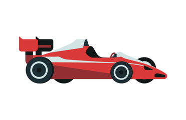 Obraz premium Vector illustration of a modern go kart vehicle