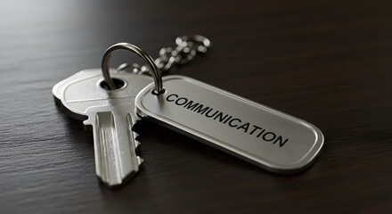 Unlocking Communication: Key with Engraved Tag
