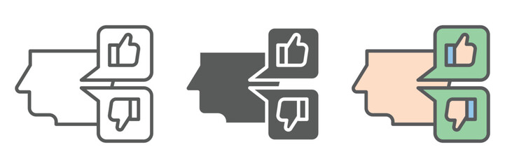 Responsibility Icons Set &ndash; Vector Illustrations in Multiple Styles