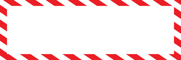 Candy cane frames on white background. Christmas and New Year candy frame. Holiday  border. flat style. Vector Illustration .EPS 10 . 