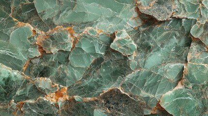Obraz premium Elegant Green Marble Pattern with Natural Veins and Textures