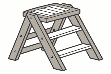 13 Minimalist wooden stool, angular design, dark walnut finish, geometric shape, contemporary furniture, clean lines, rustic modern aesthetic, sturdy construction, textured wood grain, functional art 