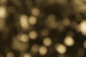 Fototapeta premium Misty Gold Abstract Lights Bokeh Background Texture for Designers
