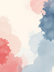 Abstract watercolor grunge art background with wide open space for design and copy, perfect for a creative wide banner layout._00001_