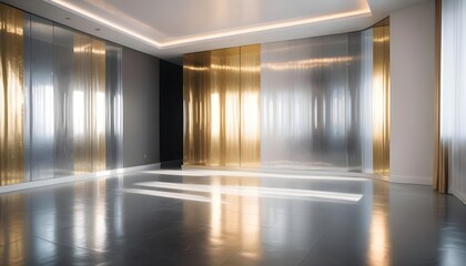 Fototapeta premium Photo interior modern design room 3d illustration