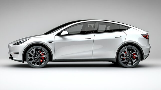 Sleek modern electric SUV