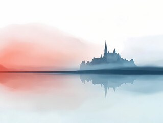 Mont Saint-Michel Reflection | JPG | 300 DPI