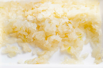 レンチンした玉ねぎのみじん切り