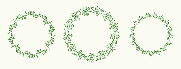 
Set of beautiful frames with space for text. Templates for packaging, wedding invitations, signage design and greeting cards. Ornament from plants. Botanical patterns.