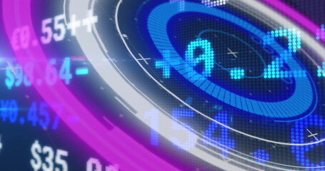 Image of scope scanning and financial data processing over grid