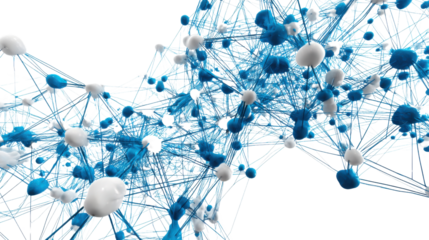 abstract blue background with bubbles