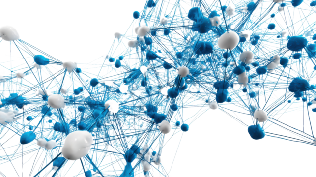 abstract blue background with bubbles