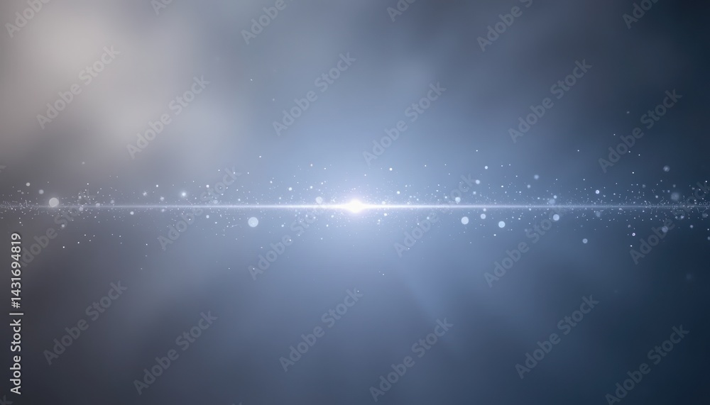 Poster illuminating particle effects in a mystical atmosphere abstract concept digital art ethereal environ