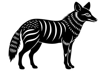 Cute Forest Animal Vector Line Art – Cartoon Clipart, Logo Icon, Funny Wildlife Illustration on White Background