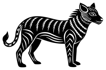 Cute Forest Animal Vector Line Art – Cartoon Clipart, Logo Icon, Funny Wildlife Illustration on White Background